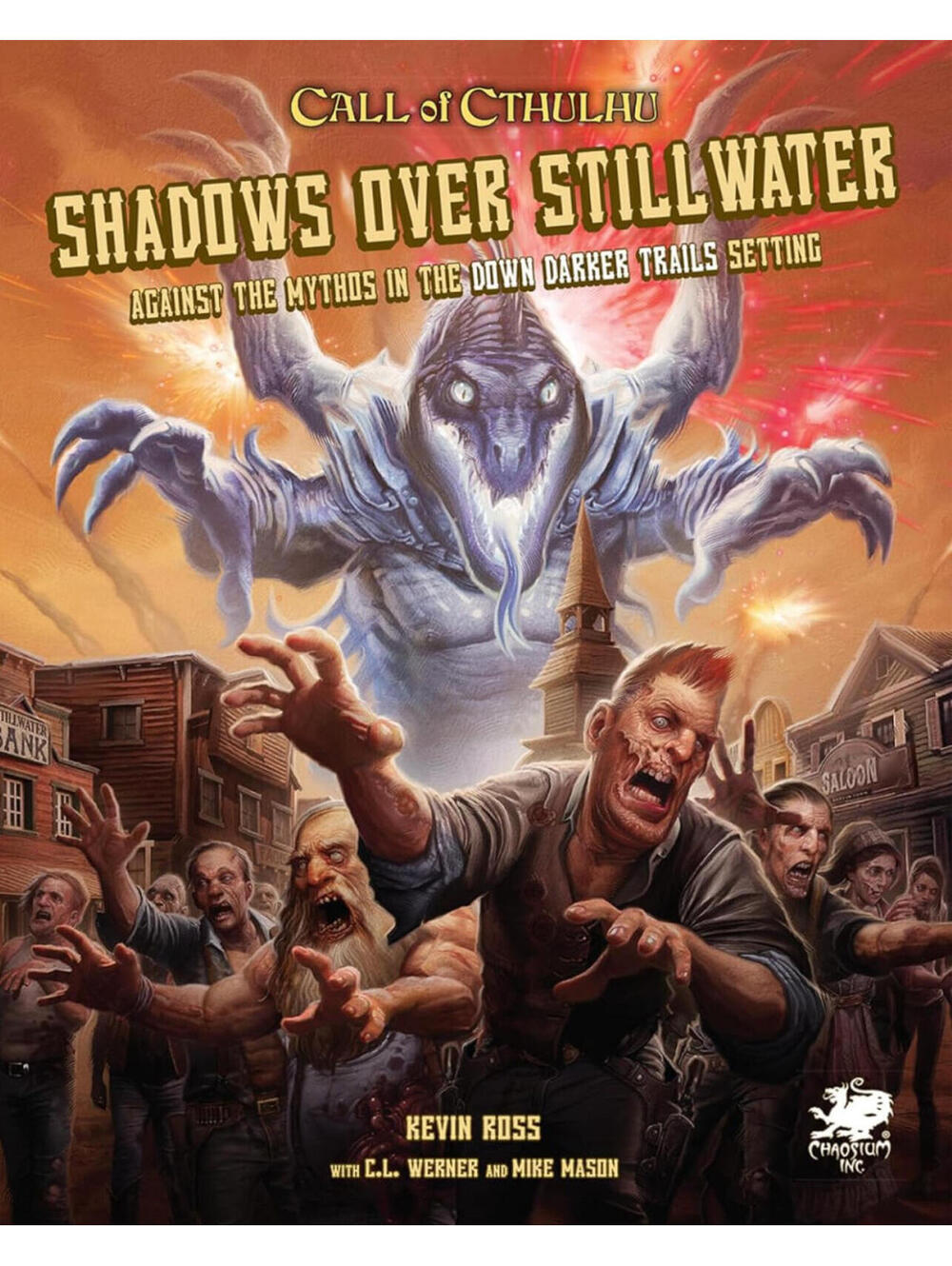 (RA) Call of Cthulhu Shadows Over Stillwater Chaosium RPG Hardcover Campaign